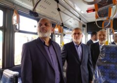 بهره‌برداری از ۴۰ دستگاه اتوبوس برقی ایران‌ خودرو دیزل در شهر کرج