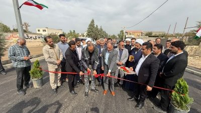 افتتاح دو پروژه عمرانی بنیاد مسکن در روستای کهریزک چهارباغ