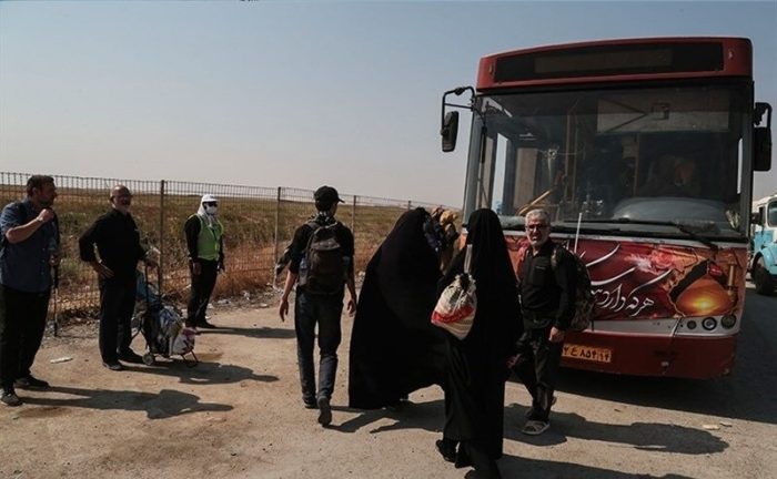 بیش از ۱۲ زائر اربعین حسینی از مرز مهران به استان البرز بازگشتند