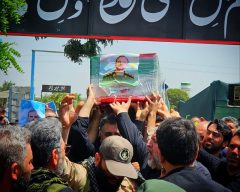 وداع پرشکوه چهارباغ با شهید رمضانعلی چوبداری